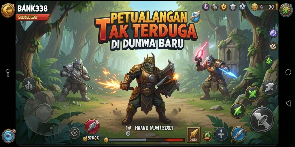 Gameplay BANK338 yang mendebarkan dalam dunia petualangan.