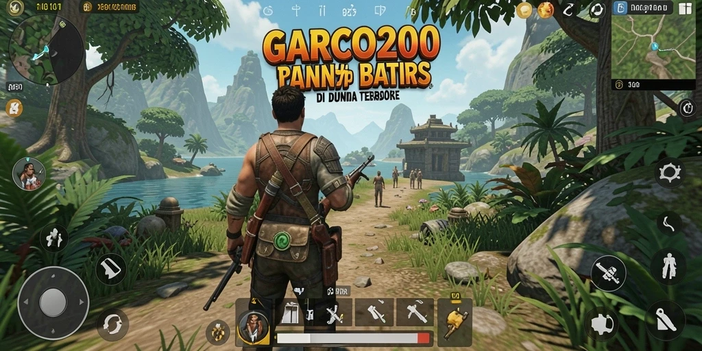 Tampilan gameplay seru di dunia terbuka yang luas.