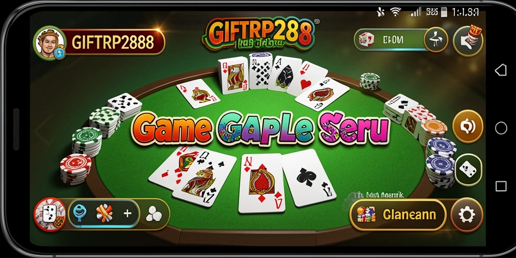 Tampilan gameplay menarik dari GIFTRP288 saat bermain Gaple.