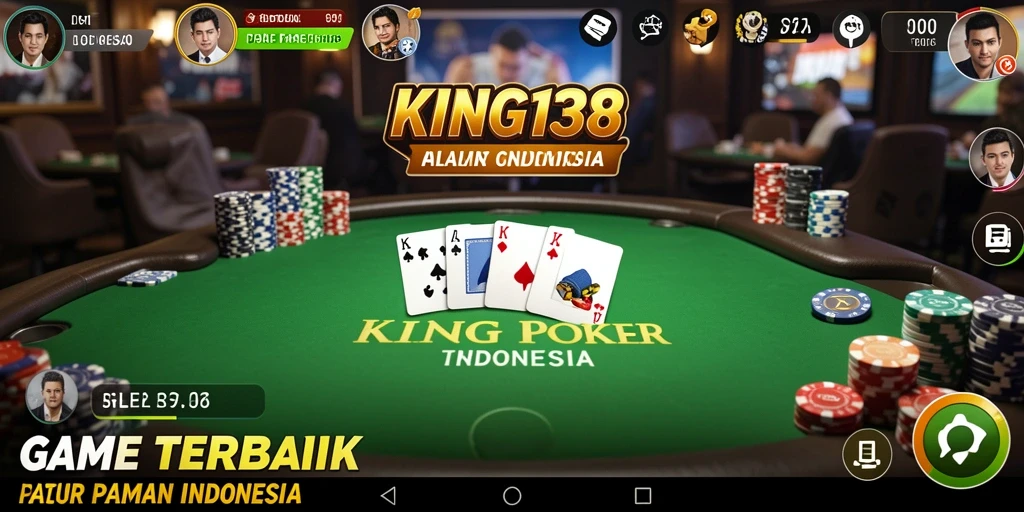 Tampilan menarik dari KING138 yang menampilkan gameplay Poker seru.