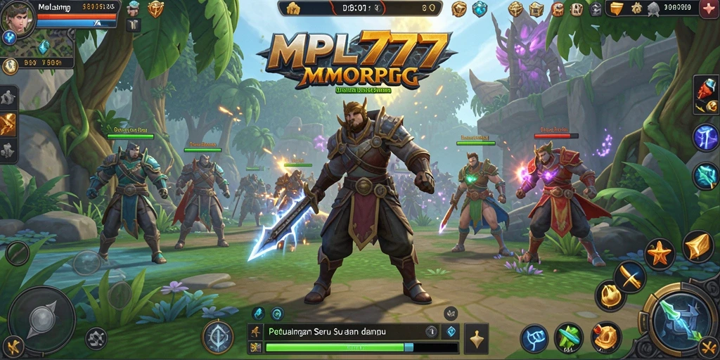 Tampilan menakjubkan dari gameplay MMORPG di MPL777.