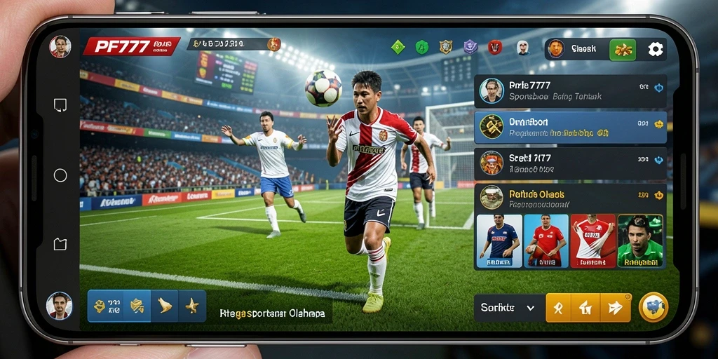 Tampilan gameplay menarik dari aplikasi Sportsbook PF777.