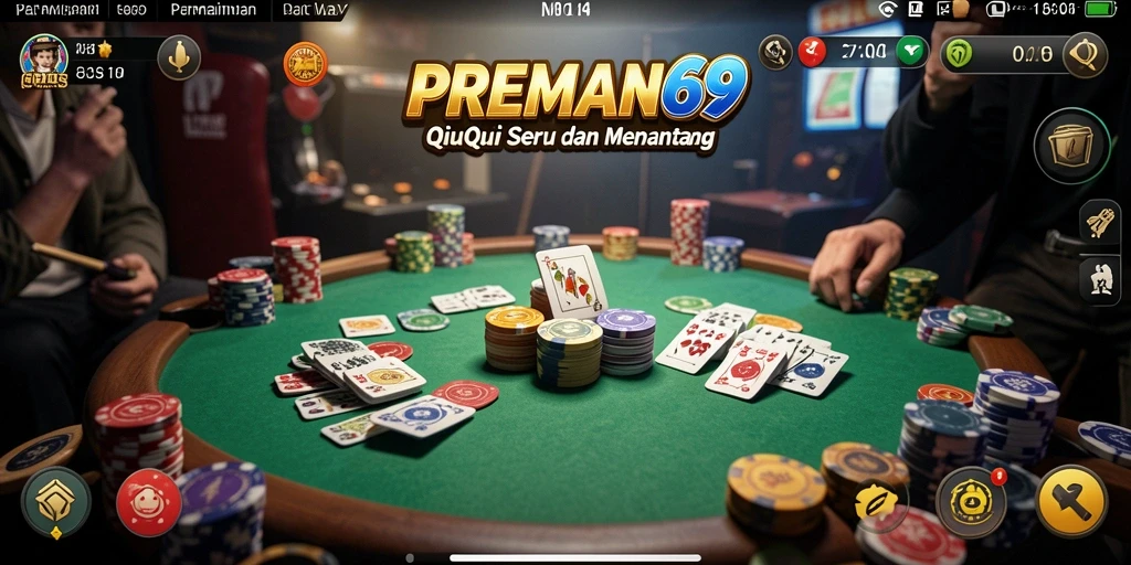 Screenshot gameplay QiuQiu yang seru dan menantang.