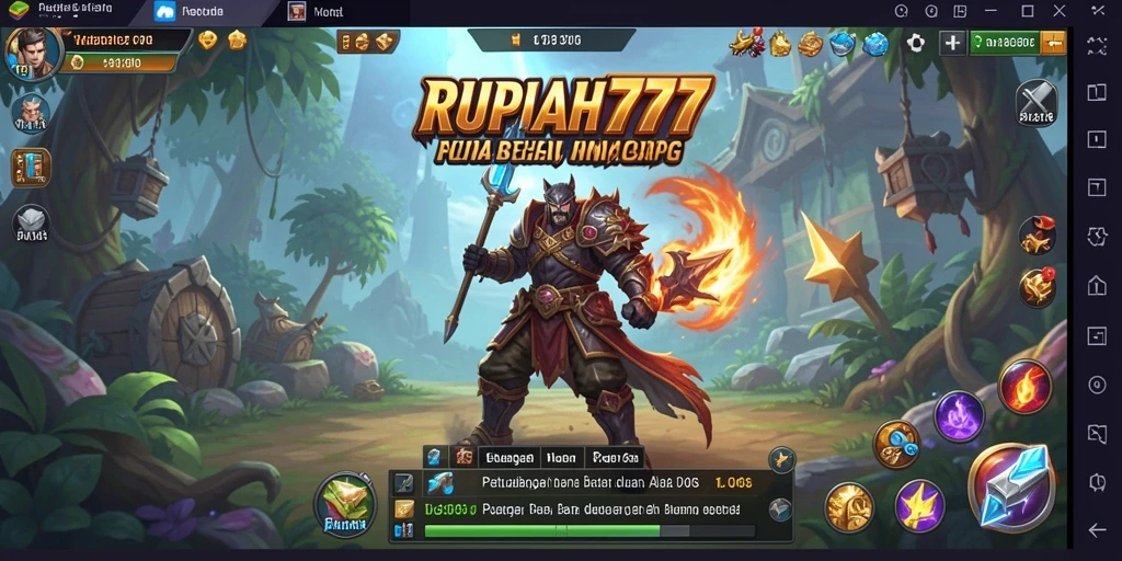 Gameplay menarik di dunia MMORPG yang luas dan penuh tantangan.