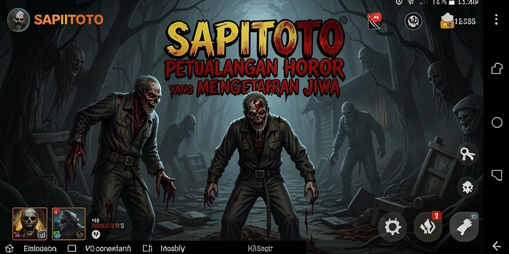 Screenshot menampilkan suasana mencekam di dalam SAPITOTO.