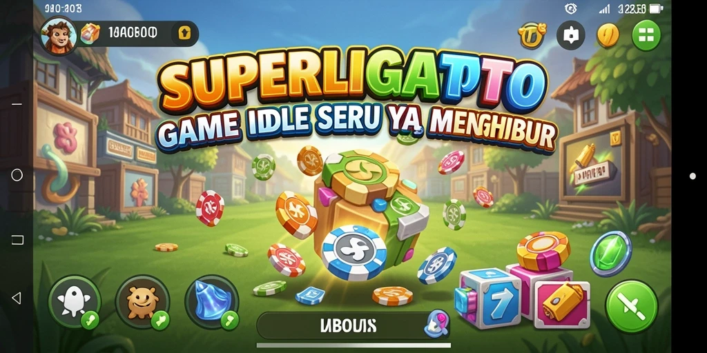 Tampilan gameplay SUPERLIGATOTO dengan manajemen klub yang menarik.