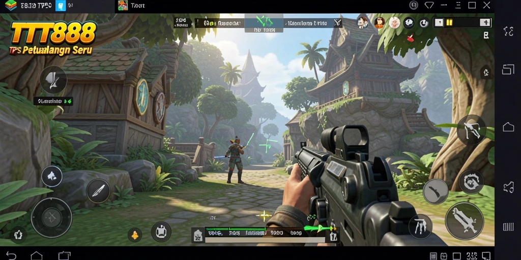 Tangkapan layar menampilkan aksi mendebarkan dalam gameplay TPS.